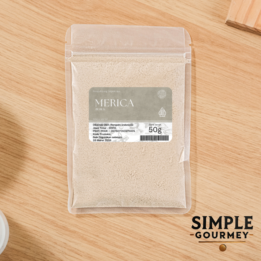 

Rempahi lada putih Bubuk 50gr