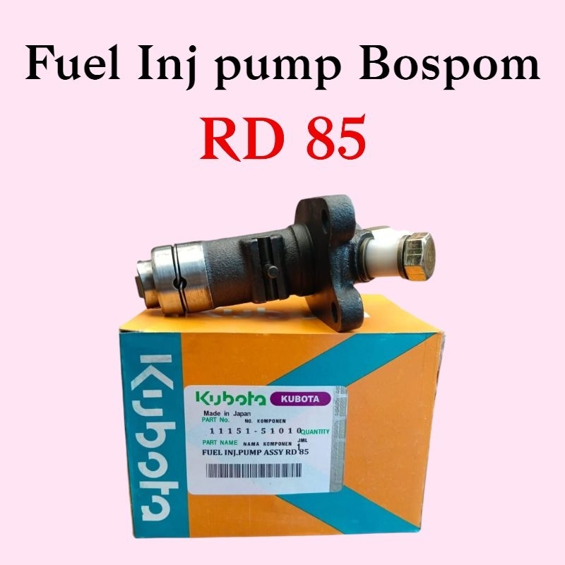 Fuel Injector Pump Assy BOSPOM Gaspom RD85 / Mesin Kubota RD85