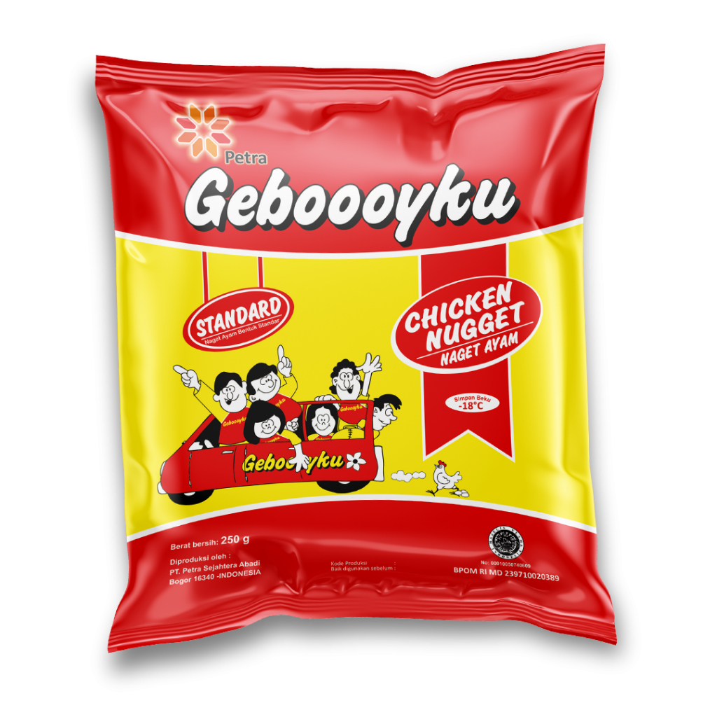 

GEBOOOYKU Chicken Nugget 250 Gram - Nugget Ayam