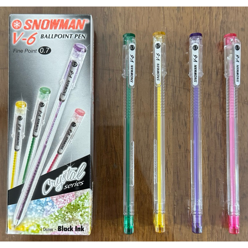 

Pulpen Snowman V6 Hitam