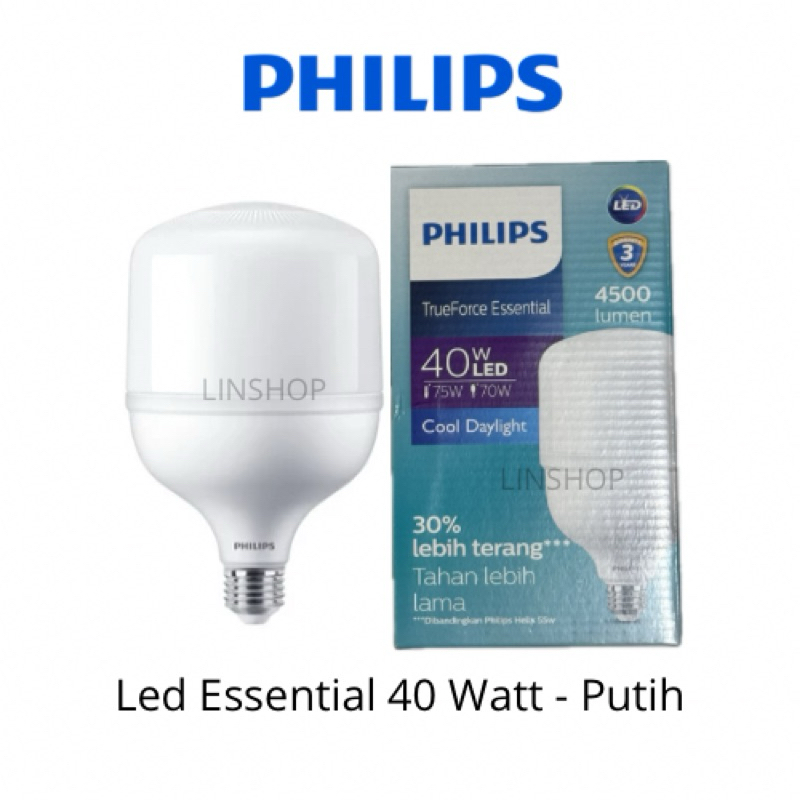 PHILIPS LED TRUEFORCE ESSENTIAL 40W 40 WATT LED PHILIPS 40W 40 WATT TRUEFORCE ESSENTIAL PHILIPS PUTI