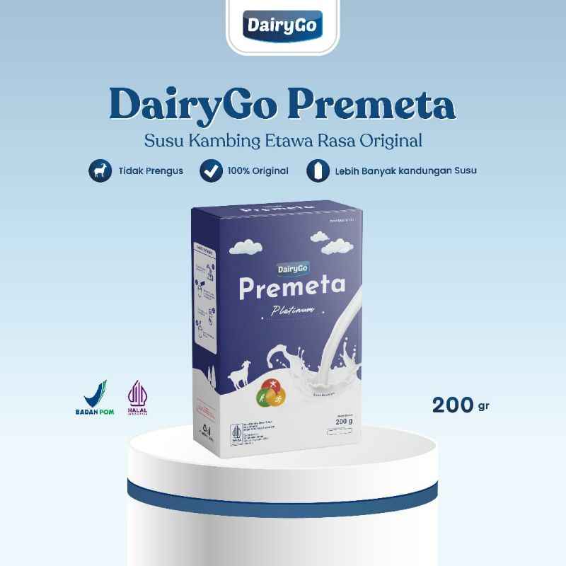 

Susu Kambing Etawa Bubuk DairyGo Premeta Platinum Box 200g
