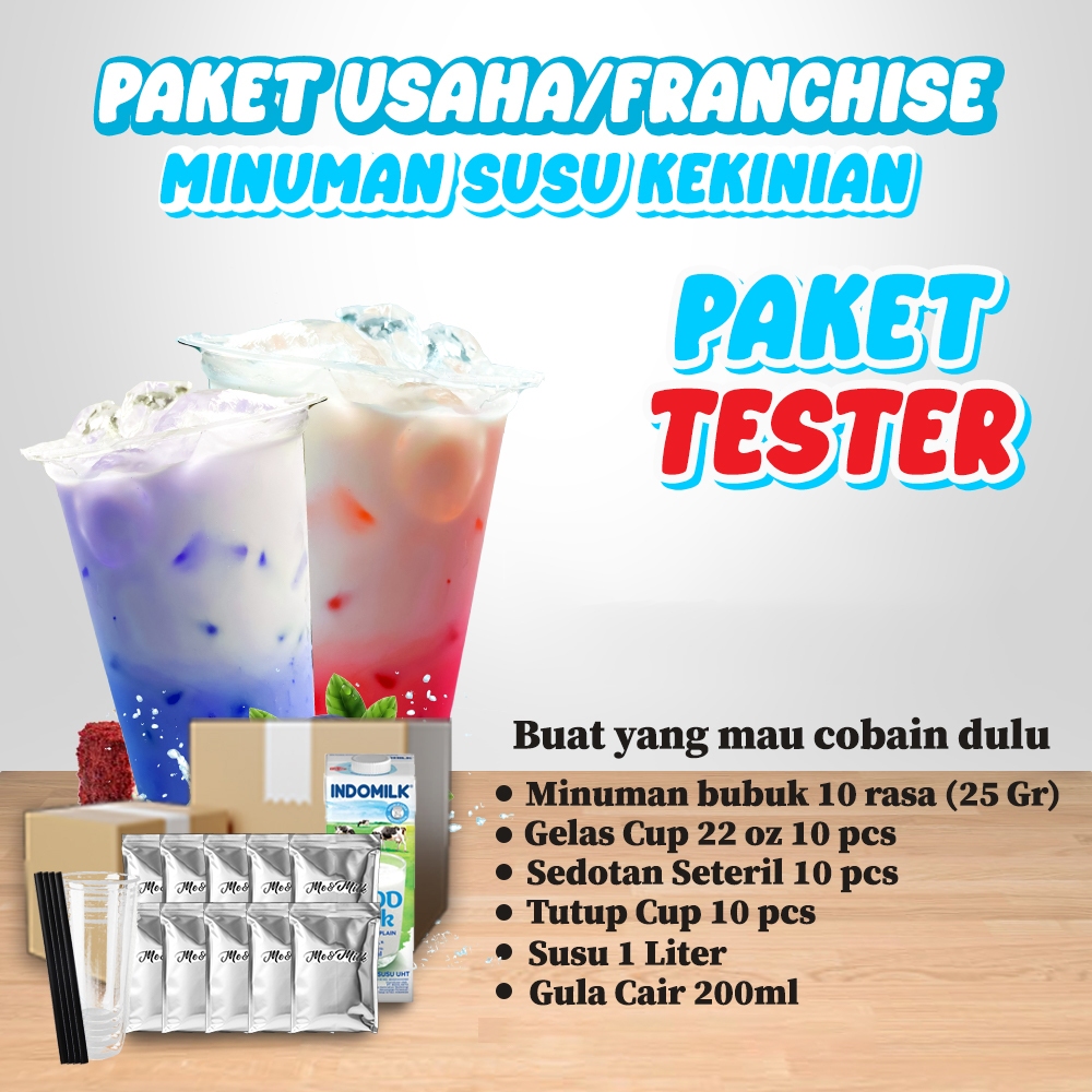 

PAKET TESTER - FRANCHISE MINUMAN SUSU KEKININAN