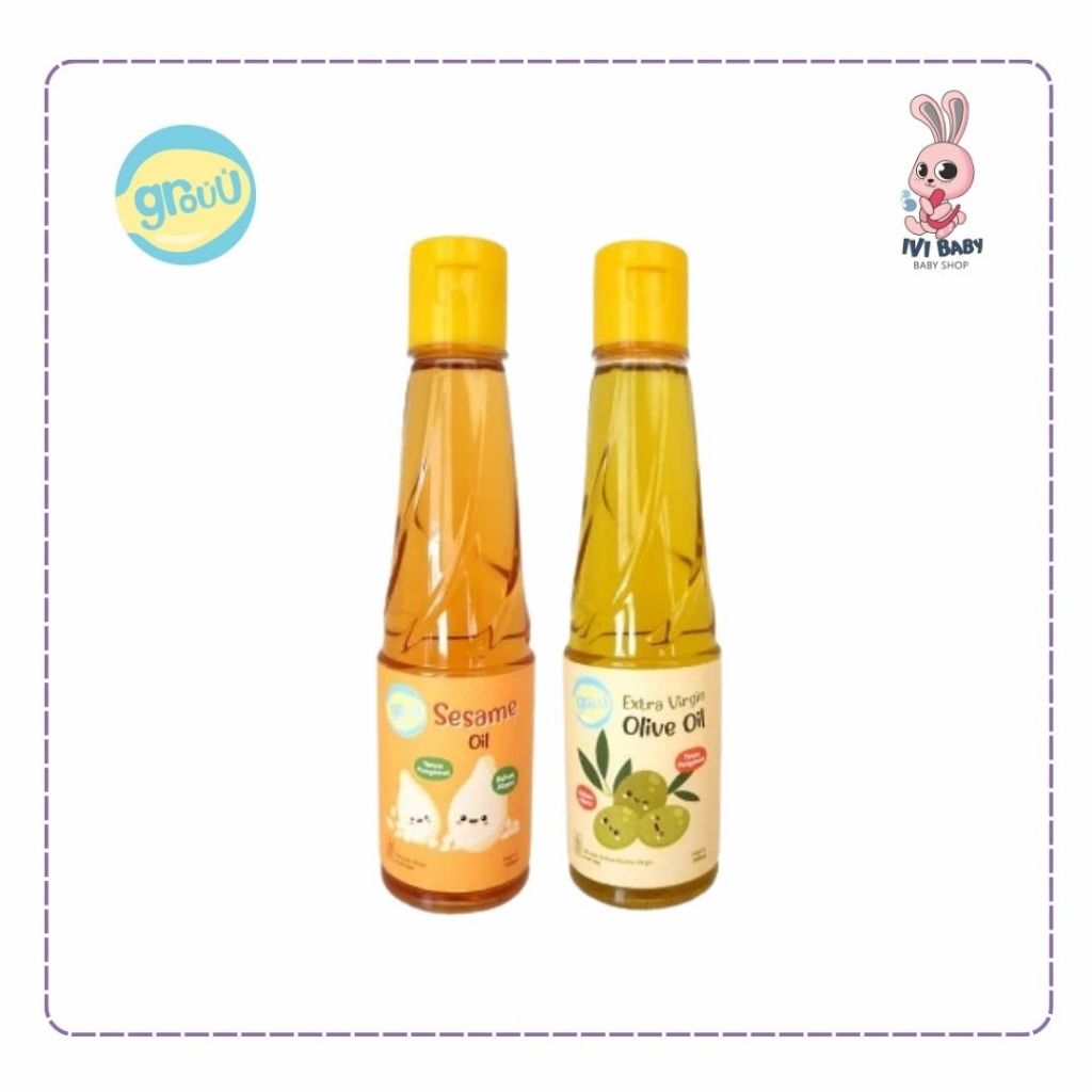 

Grouu MPASI Virgin Olive Oil & Sesame Oil - BB Booster (145ml) - No MSG