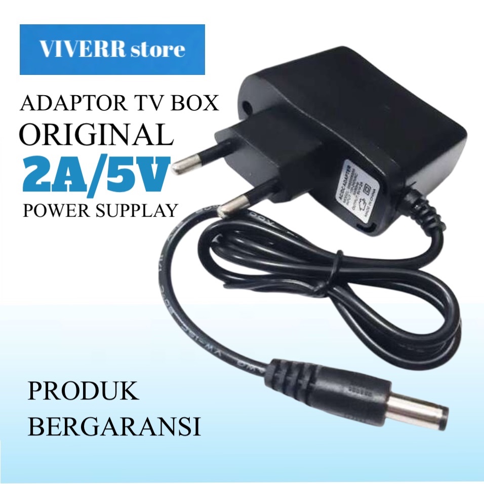 Charger Adaptor TV box adaptor universal original 100% kwalitas bahan tebal.
