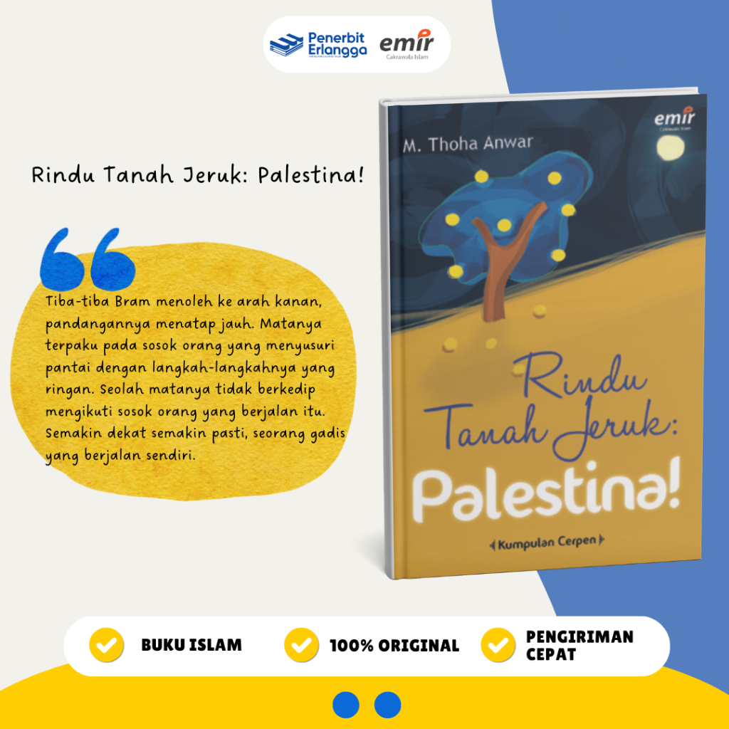 [Erlangga Official] Buku Referensi Islami: Rindu Tanah Jeruk Palestina -M. Thoha Anwar