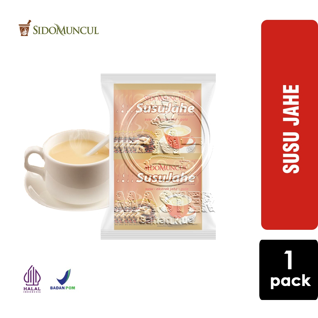 

Susu Jahe Sidomuncul Bubuk Minuman Sachet [1 Renteng isi 10pcs]