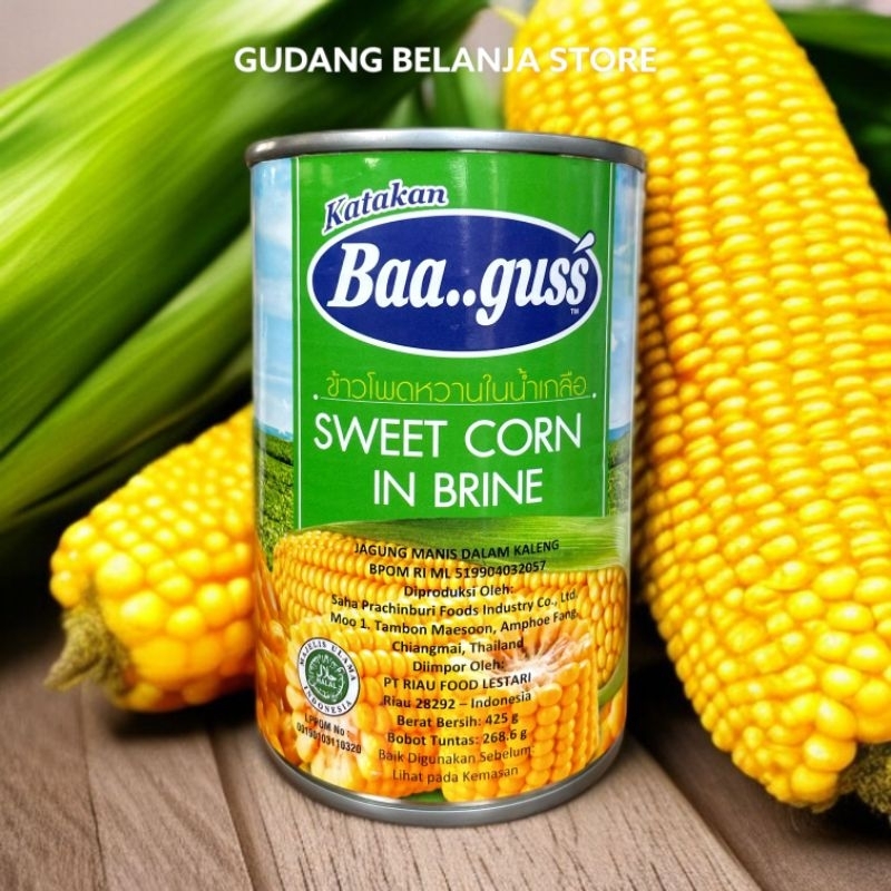 

Jagung Kaleng KATAKAN BAAGUSS 425gr
