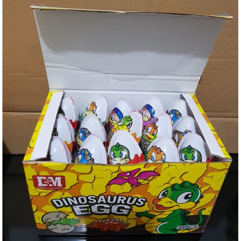 

coklat telur dino dinosaurus egg chocolate isi 30