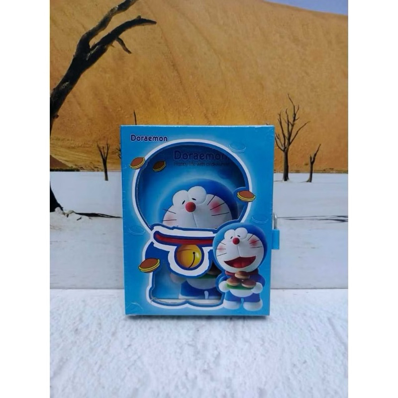 

Buku Diary Doraemon / Diary kecil / Diary gembok / Note book / Notepad / Alat tulis