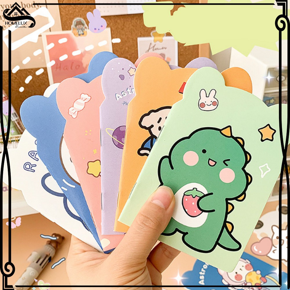 

HOME-A40 Buku Tulis Memo Mini Karakter Kartun Lucu / Notebook Buku Catatan Kartun Berkuping Mini Book