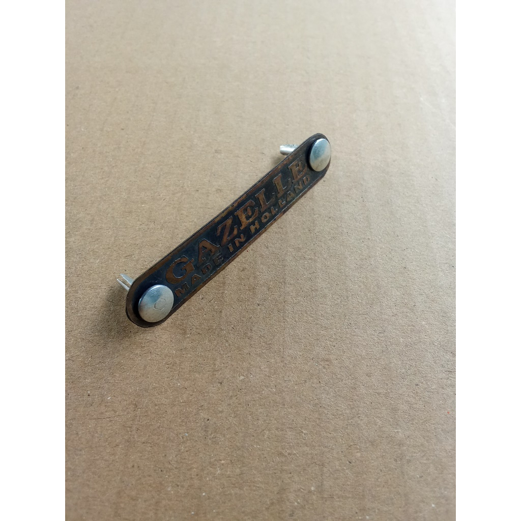 Emblem sadel sepeda onthel gazelle