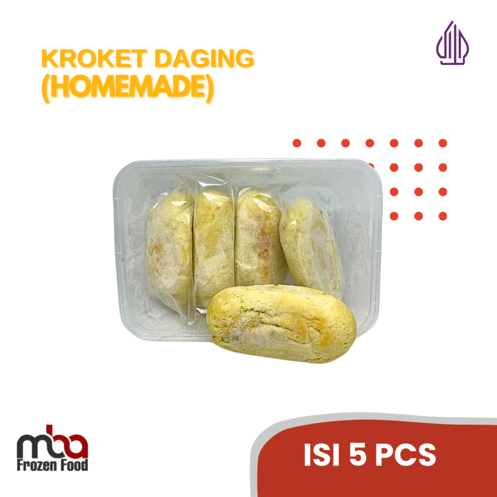 

Keroket Daging (HOMEMADE) isi 5 pcs /Donatkentang /Donat /Kentang /Roti /Gandum /Snack /Camilan /Kue /Cake /Dessert /Tradisional /Jajantradisional