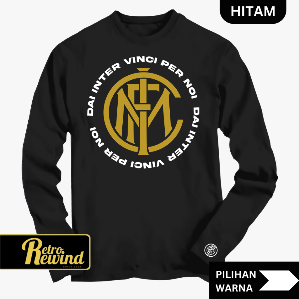 Kaos Tangan Panjang Bola Inter Milan Pria Wanita & Anak | Kaos Lengan Panjang Kaos LongSleeve S–7XL 