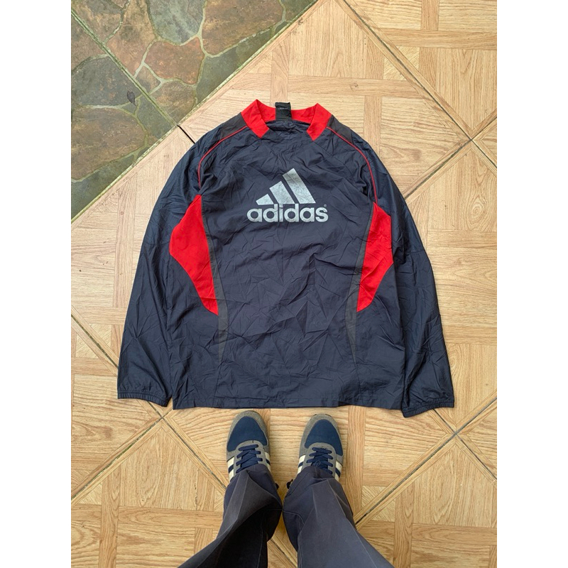 JERSEY BASEBALL ADIDAS BIG LOGO/JERSEY VINTAGE ADIDAS/JERSEY PARASUT ADIDAS/JERSEY LENGAN PANJANG AD