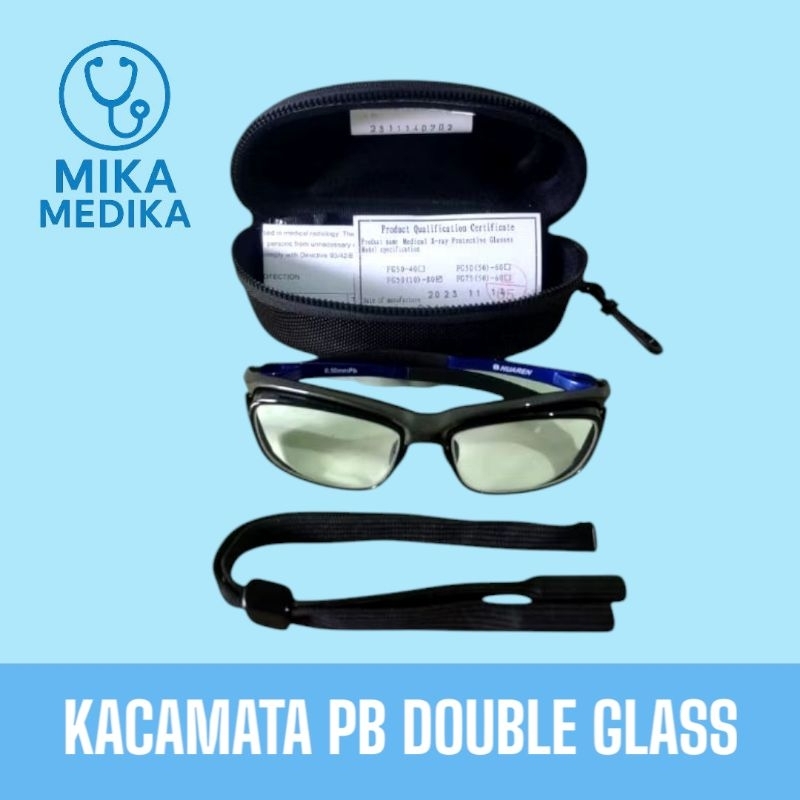 KACAMATA PB PROTECTIVE XRAY DOUBLE GLASSES 0,5mm / KACAMATA PELINDUNG SINAR XRAY DOUBLE 0,5mm
