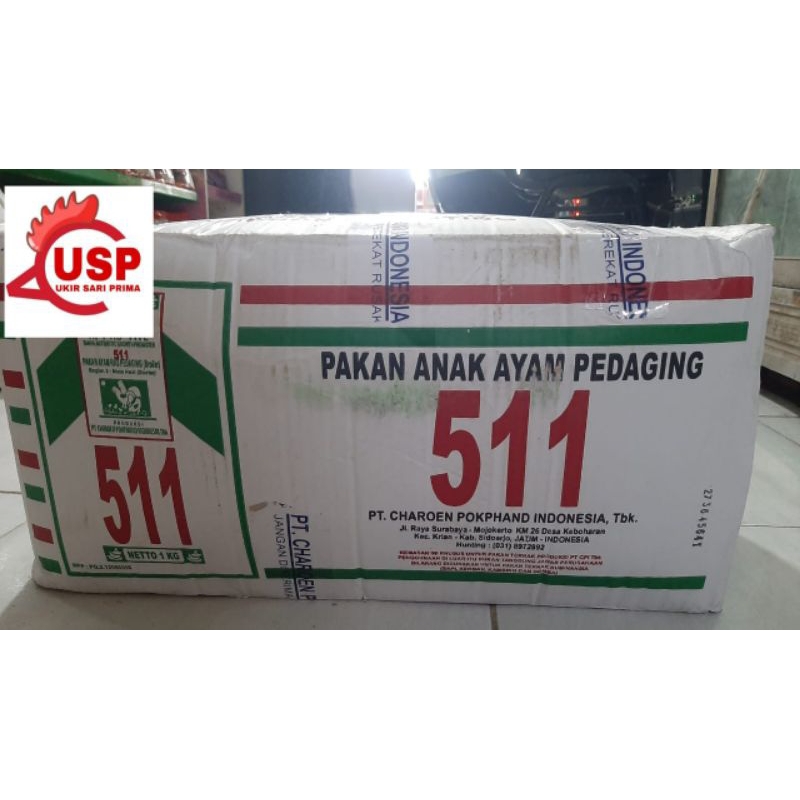 Pakan Ayam 511 (1 Dus isi 20 pcs)