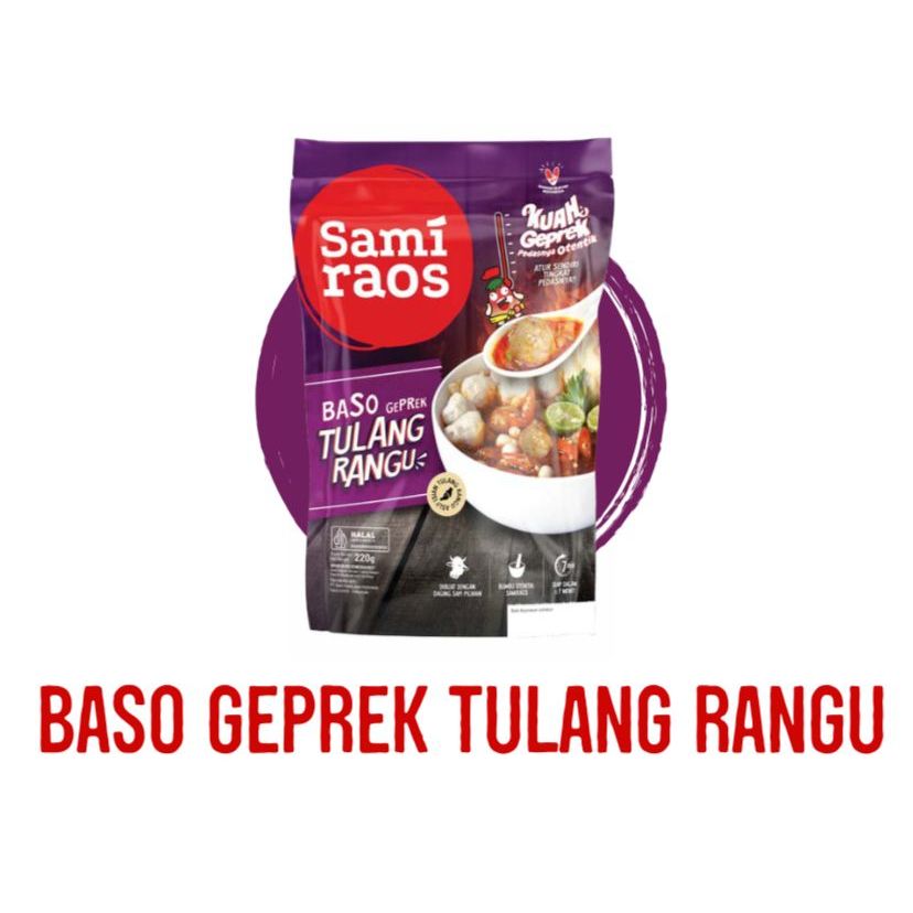 

Baso Geprek Tulang Rangu Bumbu Sambal Rahasia