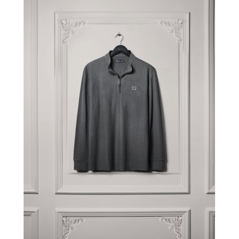 rucas polo logsleeve halfzip