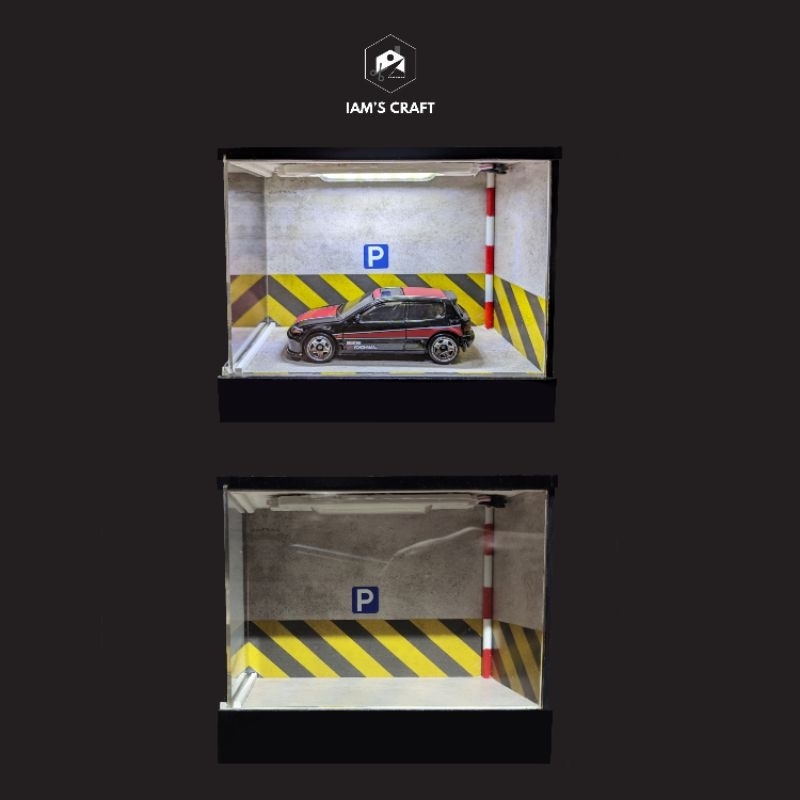DIORAMA PARKIRAN BASEMENT MINI