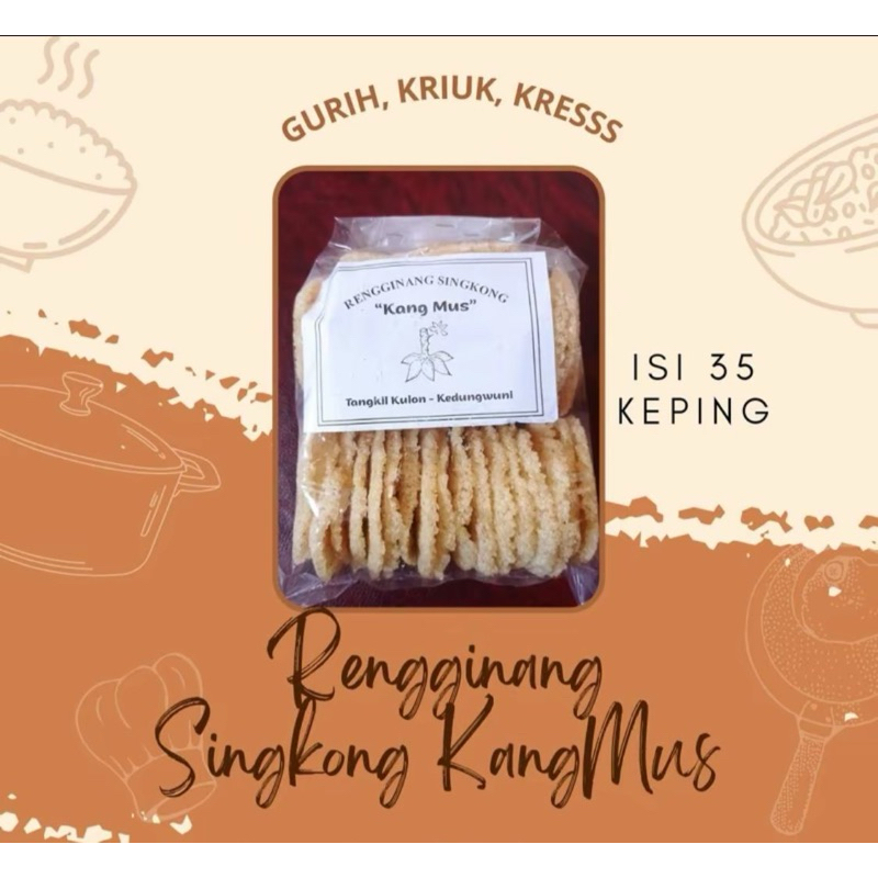 

Rengginang Singkong KangMus isi 35 keping