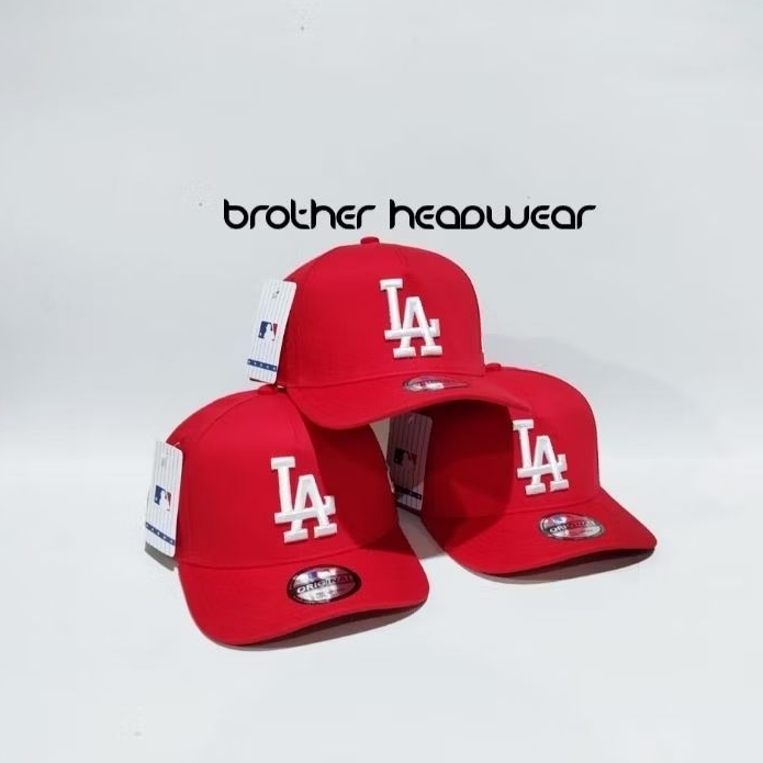 Topi Los Angeles Merah LA Putih MLB Club