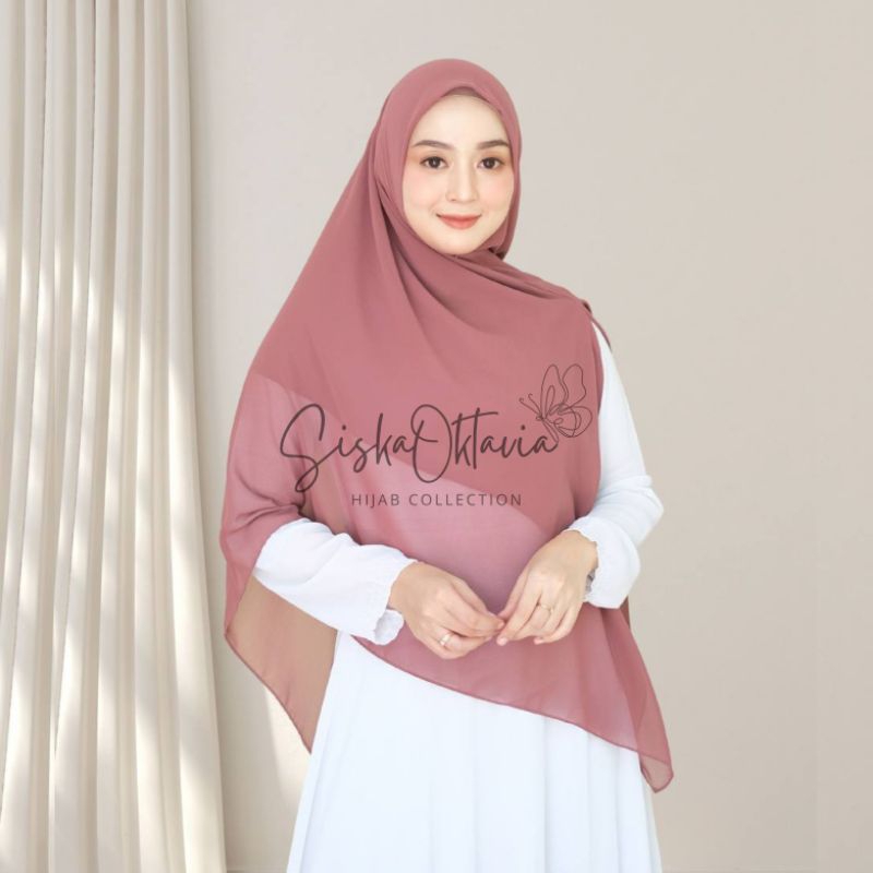 SHANUM COLLECTION - Zipper Jumbo | Segiempat Instan | Hijab Syar'i | Hijab Premium