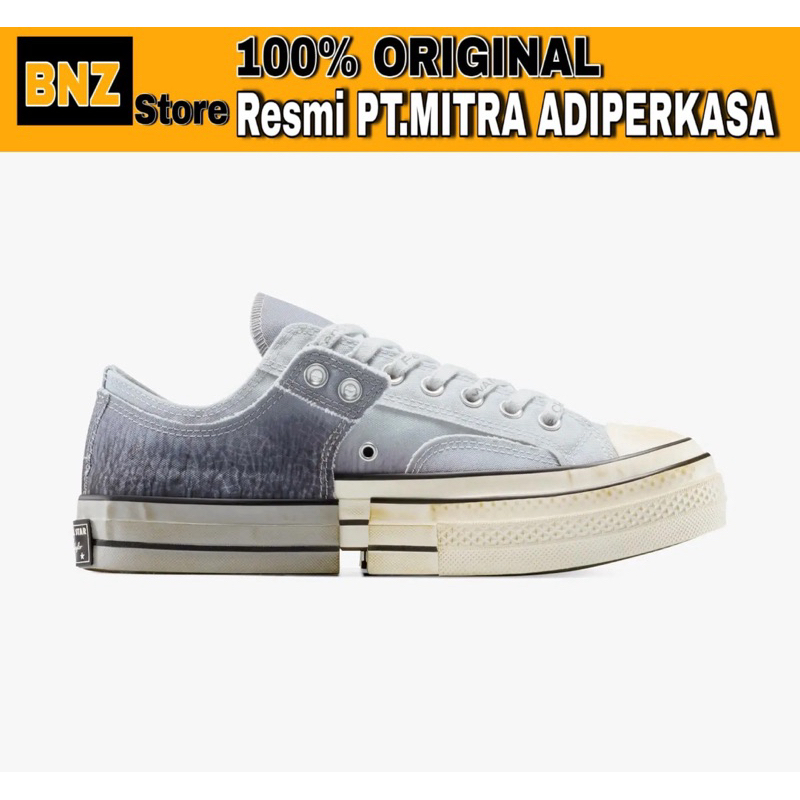 Sepatu Sneakers Pria Converse X Feng Chen Wang 2 in 1 Soft Blue/Egret/Black