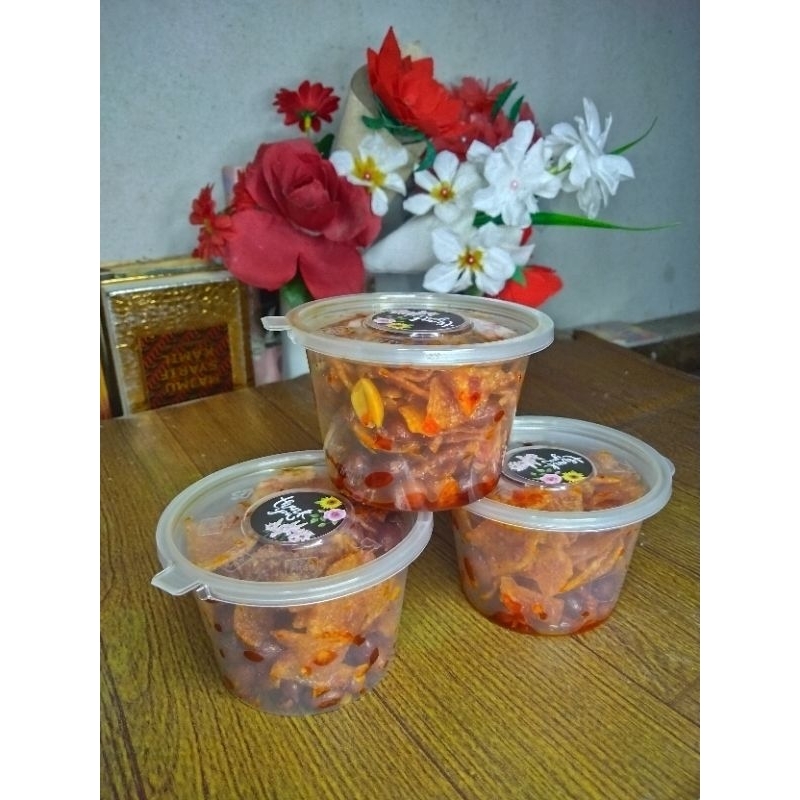 

Kering Kentang Pedas Gurih Mantap - Tanpa Pengawet - Mustofa Kentang - Keripik Kentang 20 gram