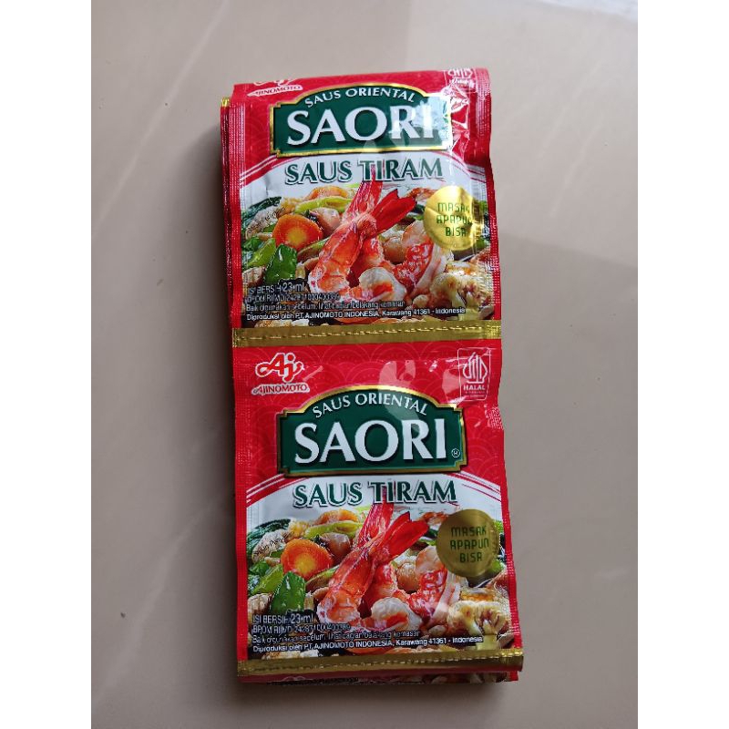

saori saus tiram kemasan 23ml 1 renteng