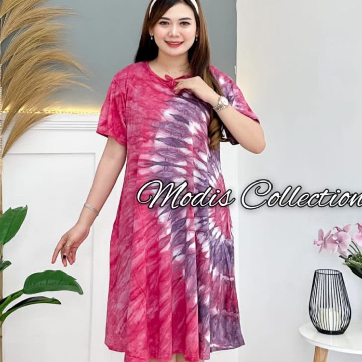 BISA COD  daster kaos daster kaos tie dye daster kaos tiedie grosir daster kaos wanita daster kaos p