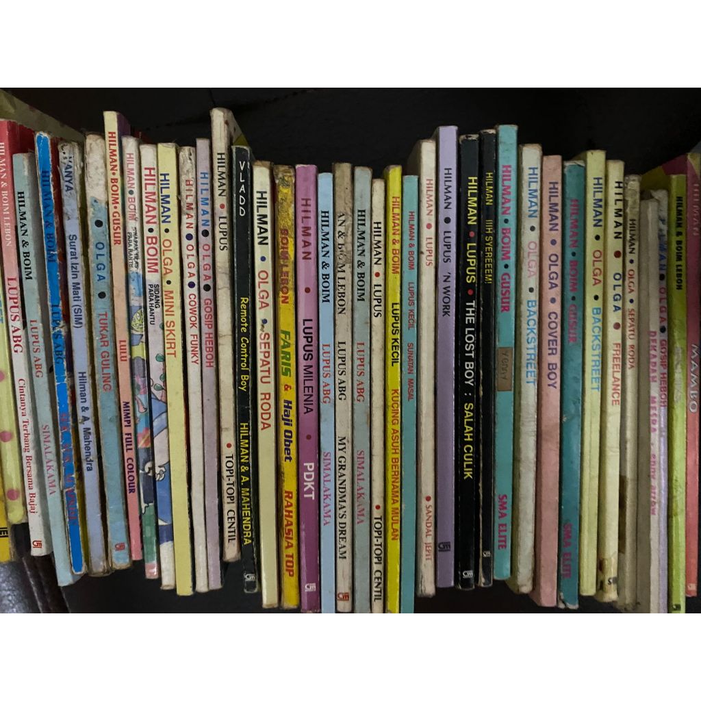 Novel Lupus - Lupus kecil - lupus abg - lupus milenia - lulu - olga - hilman boim - vladd dll