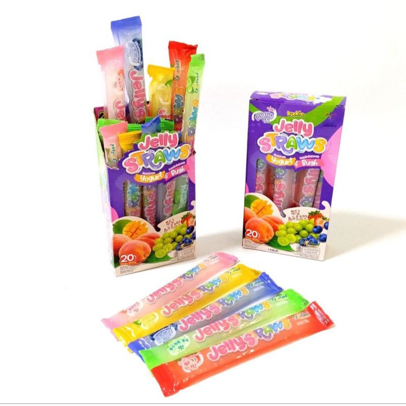 

KIOKIO JELLY STRAWS YOGURT & BUAH BOX JAJANAN JADUL SEMARANG