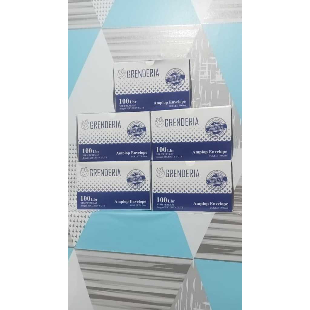 

Amplop Putih merek grenderia isi 100pcs