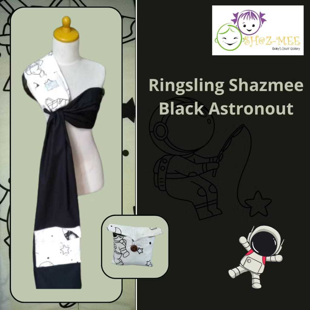 Ringsling Shazmee / Gendongan Bayi / Gendongan Modern / Gendongan M Shape / Gendongan Shape M