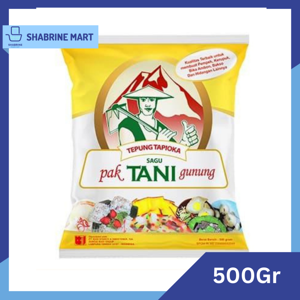 

Tepung Tapioka Cap PakTani Gunung 500Gr