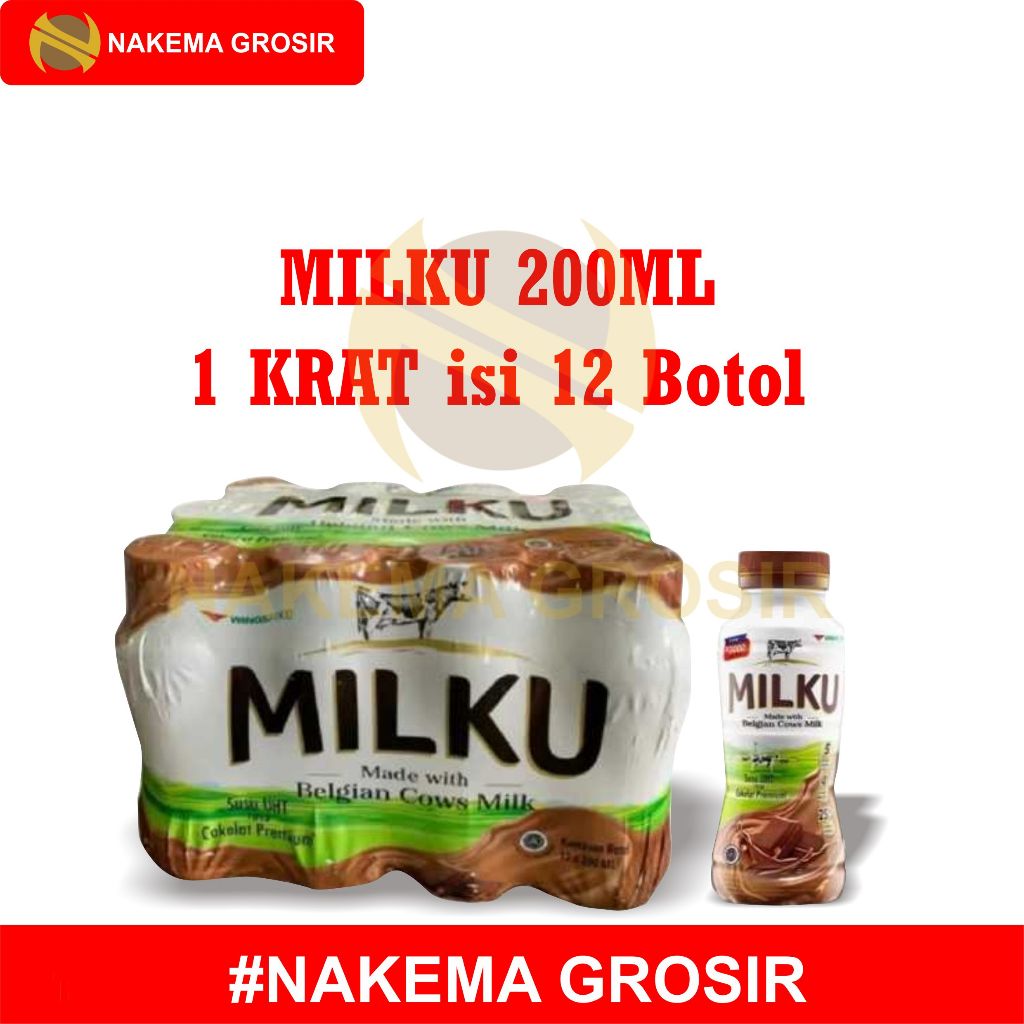 

MILKU COKLAT 200 ML - ISI 12 PCS