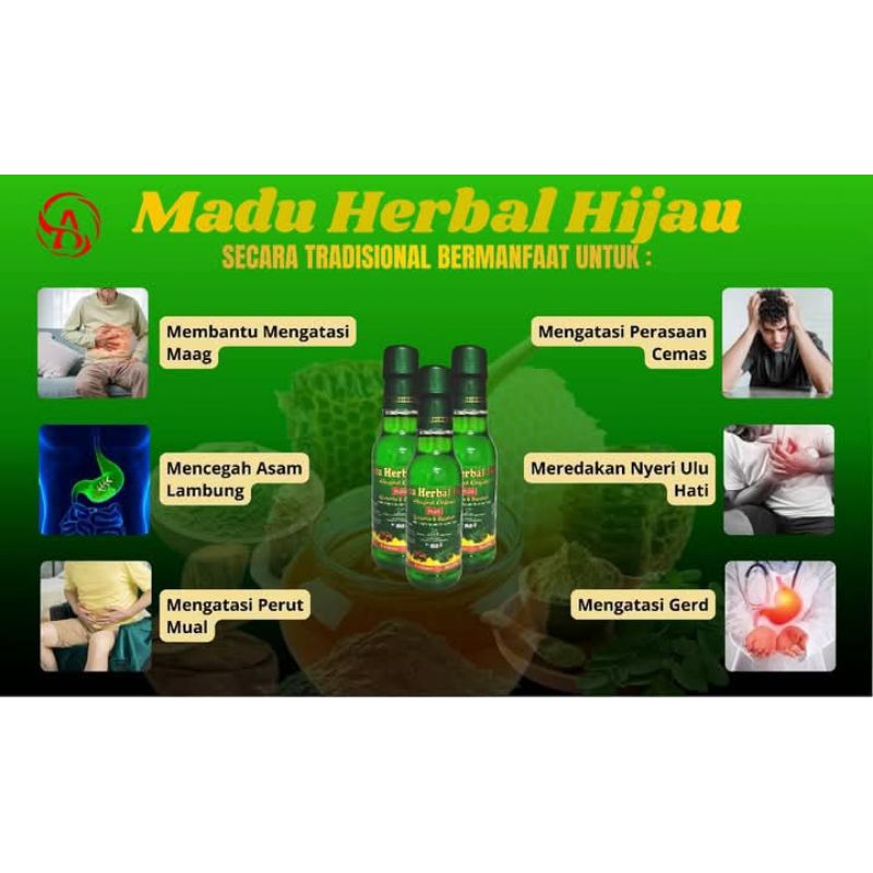 

MADU MURNI 100℅ MADU HERBAL HIJAU