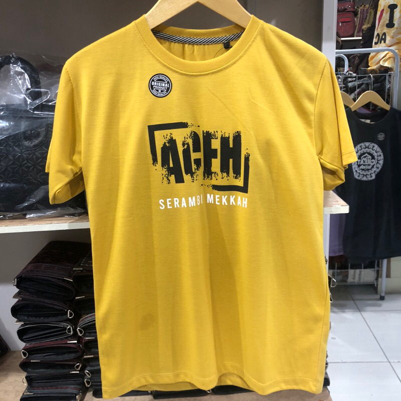 Baju Kaos Motif Aceh / Oleh-oleh Khas Aceh
