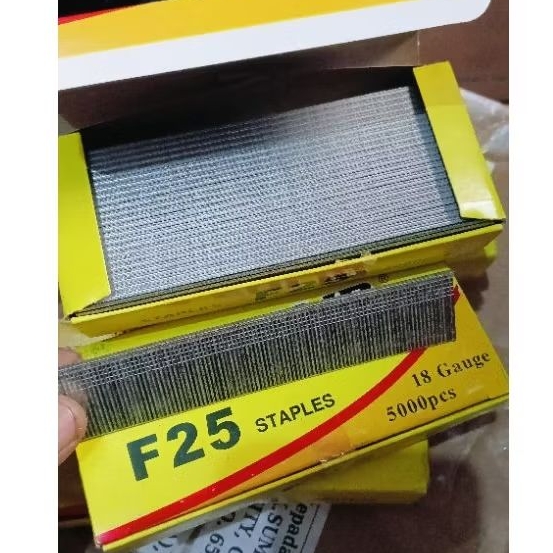 

5000pcs PAKU STAPLES F25 / PAKU TEMBAK AIR NAILER F30/F25