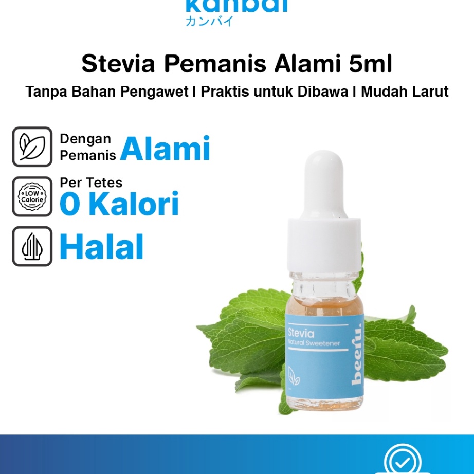 

Limited Pemanis Alami Tanpa Kalori Beeru Stevia 5ml Pengganti Gula Diabetes