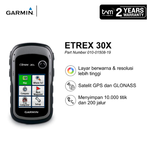 Gps Garmin Etrex 30 Second Normal / Garmin Etrex30 / Garmin Etrex-30 Bekas / Bukan Etrex 10