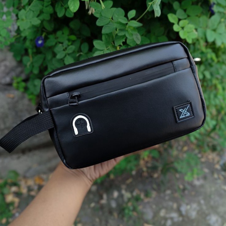 BISA COD Handbag Original Xpro  Clutch Pria Kulit Sintetis  HandBag Pria Kulit Sintetis Original Bra