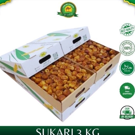 

Bisa Cod kurma sukkari SUKARI 3KG basah kurma raja premium 1 oleholeh haji dan umroh 3kg al qassim panen terbaru termurah