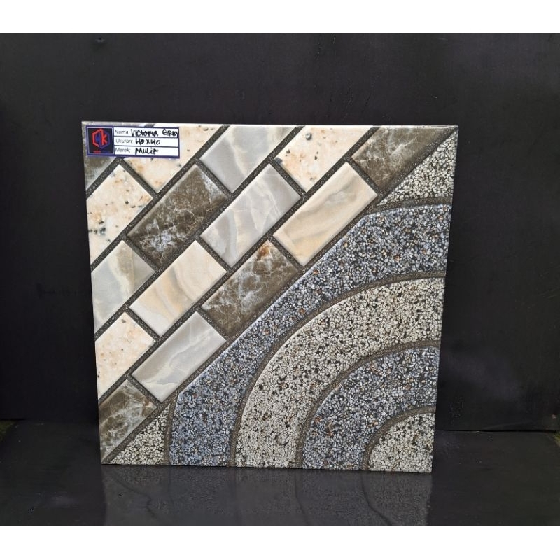 Keramik Lantai 40x40 Victoria Grey
