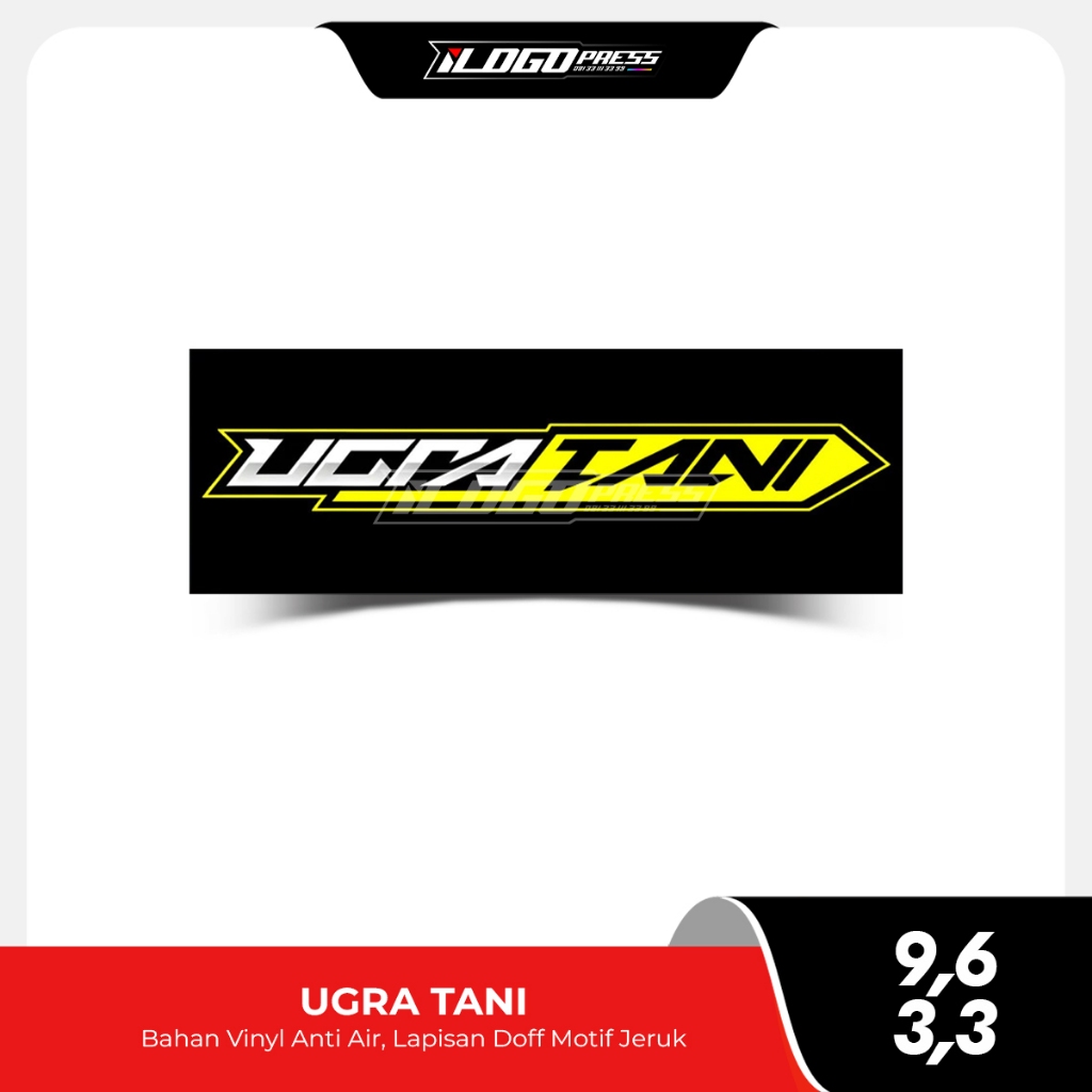 

UGRA TANI - Stiker Sound System Bahan Vinyl Premium Anti Air Doff Motif Jeruk