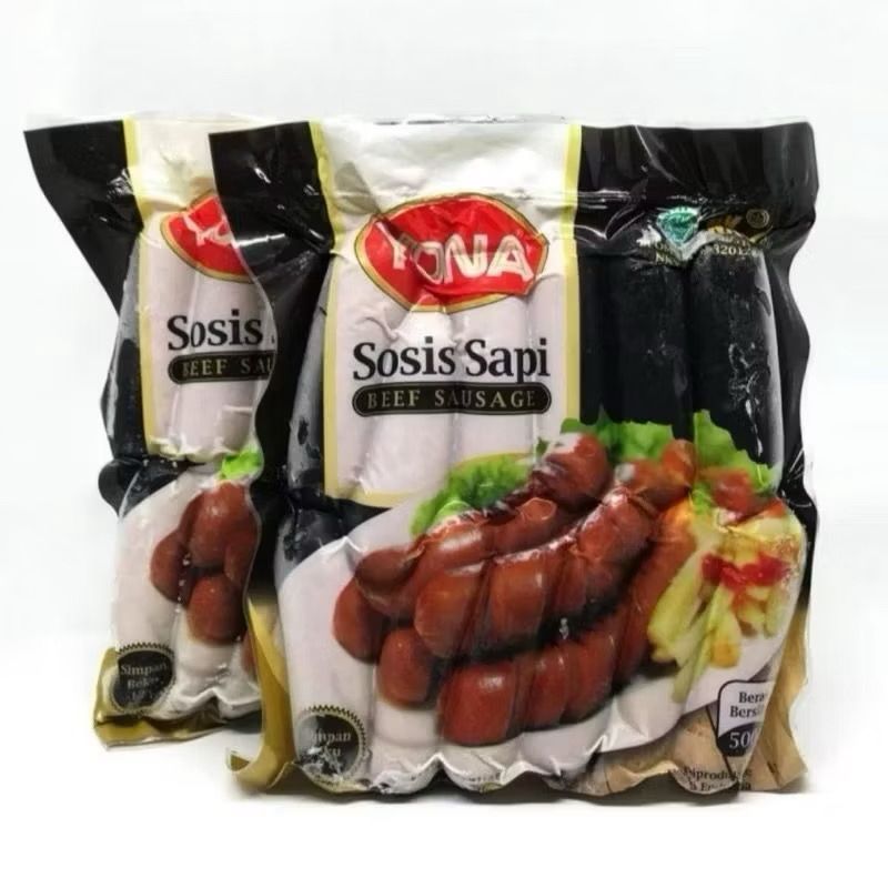 

Yona sosis sapi bakar mini isi 12 500gr