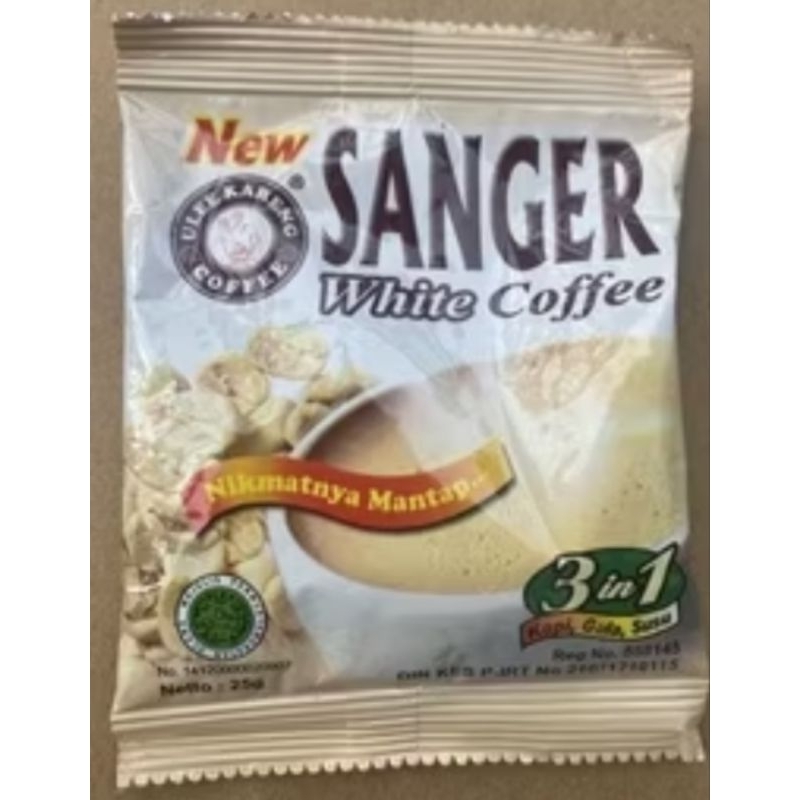 

Sanger White Coffee Ulee Kareng Isi 10 Pcs