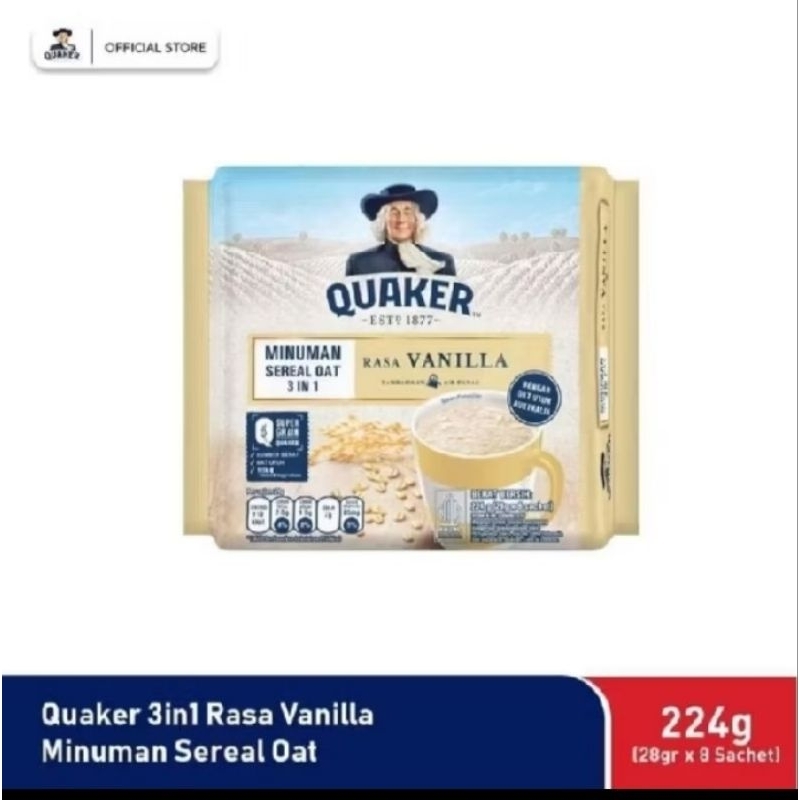 

QUAKER minuman sereal oat 28g isi 10 pcs