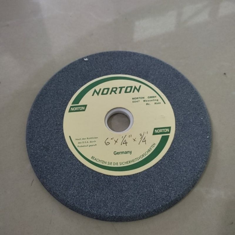 Batu gerinda Norton 6x1/2x3/4 inch batu gerinda asah bandsaw